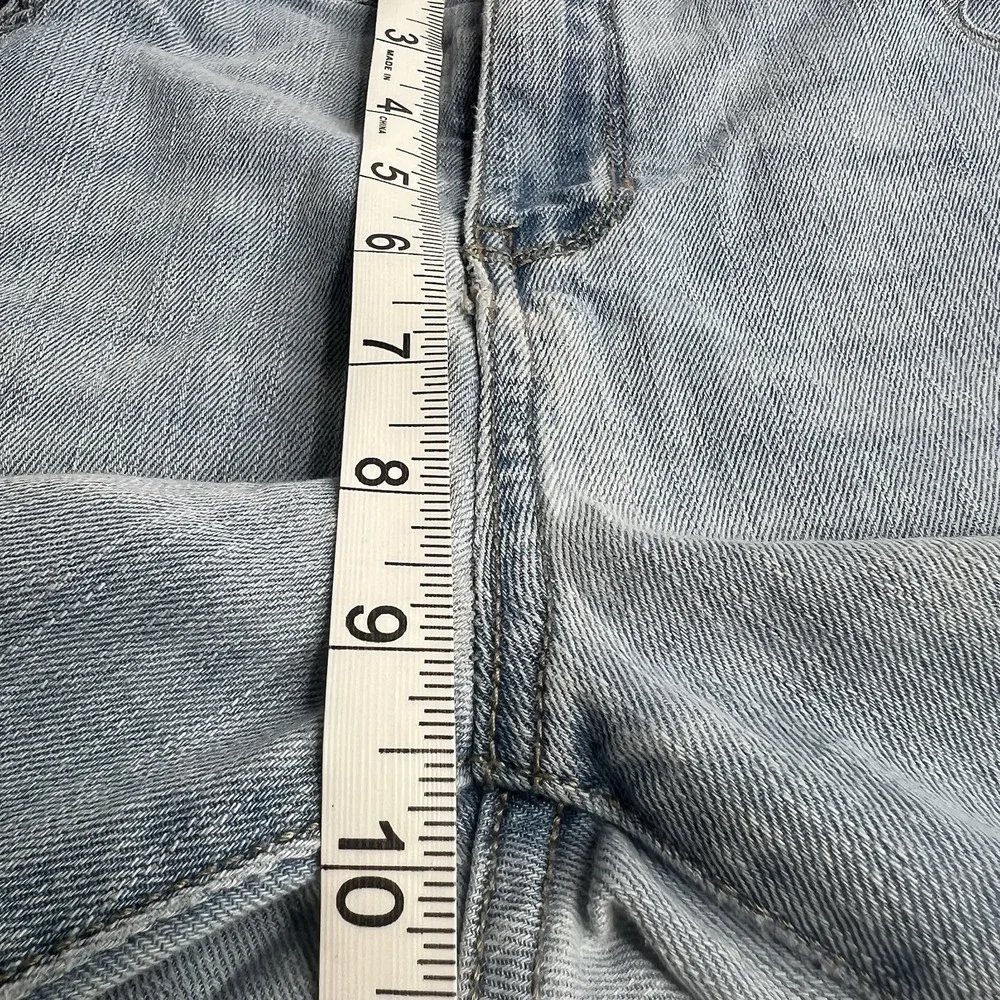 Children's Place Stretch Straight Leg Light Wash Denim Jeans Size 14 Adjustable‎